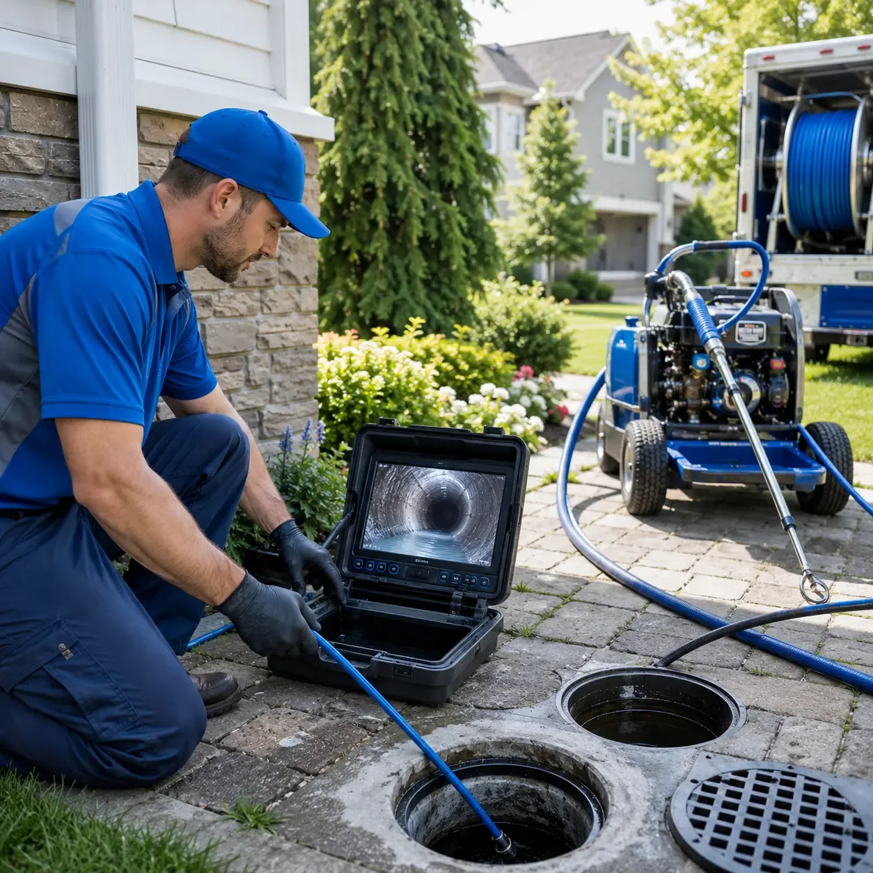 Outdoor drain cleaning professionals serving Little Hocking, OH